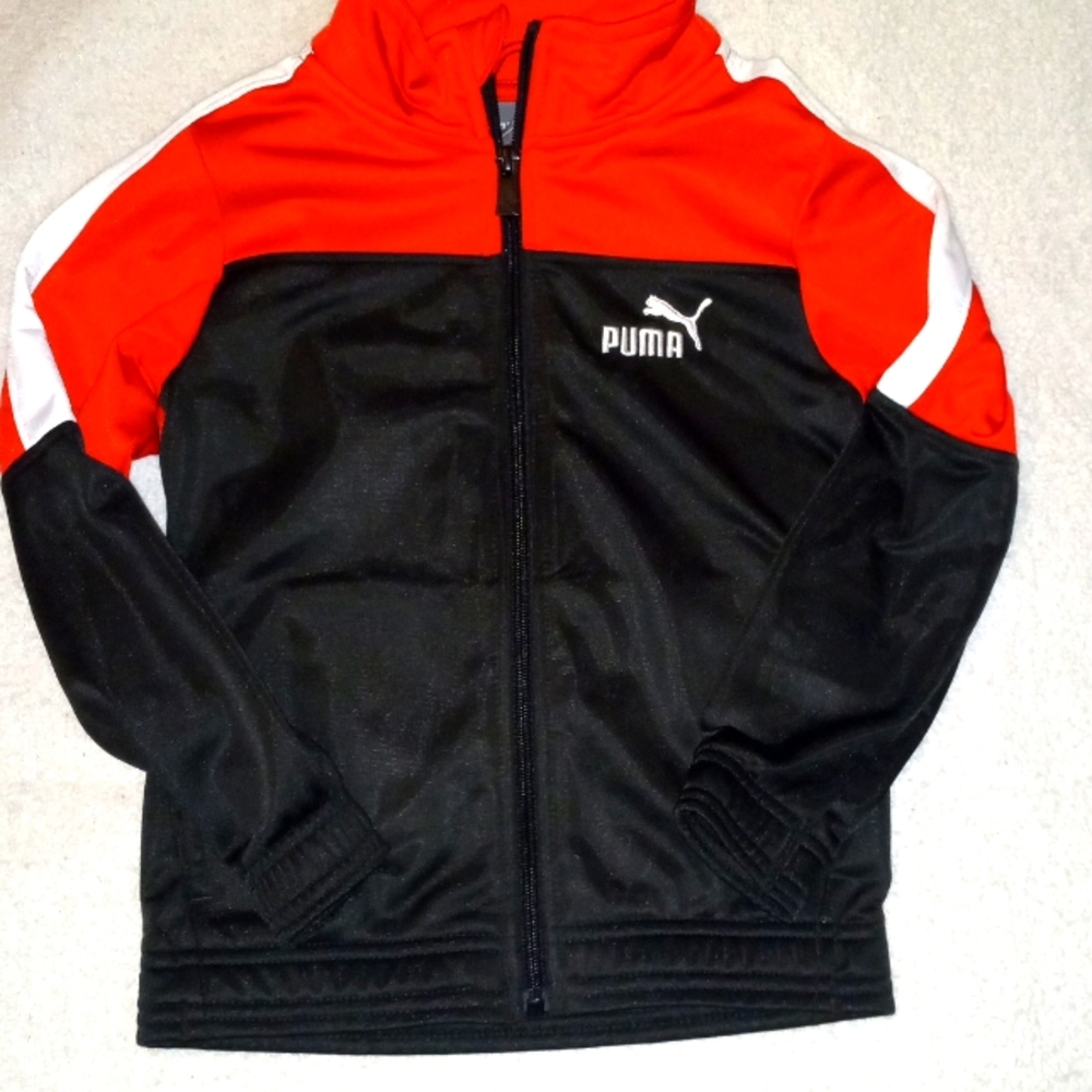 Puma zip up basketball jacket